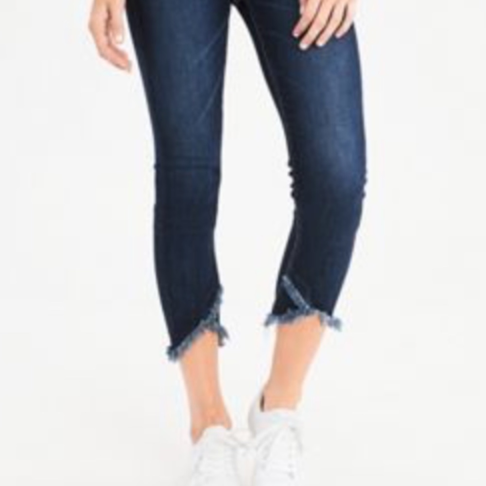 AEO High Rise Fringe Jean
